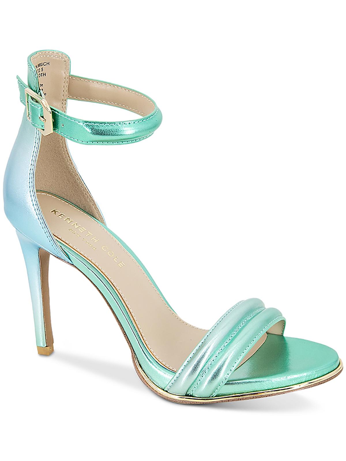 Kenneth Cole New York Womens Brooke Metallic Pumps Dress Sandals
